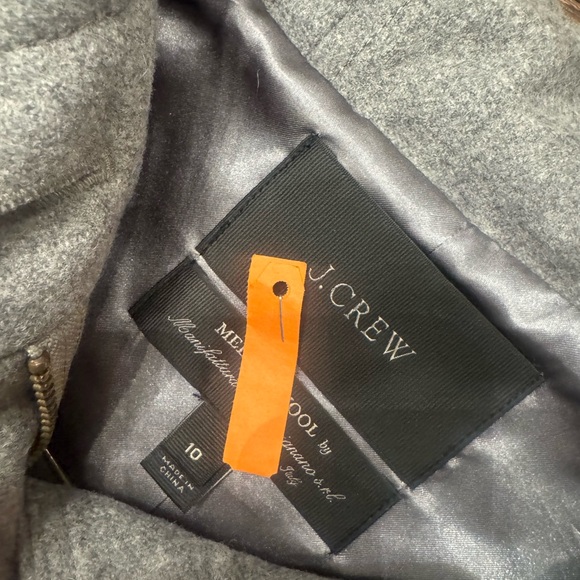 J. Crew Grey Wool Coat - Picture 3 of 3